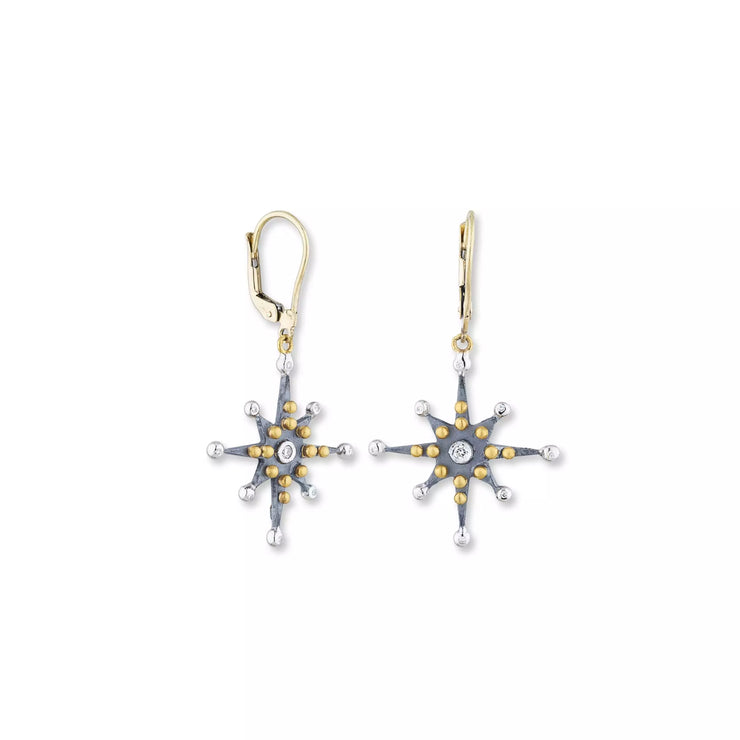 Lika Behar star dangle earrings