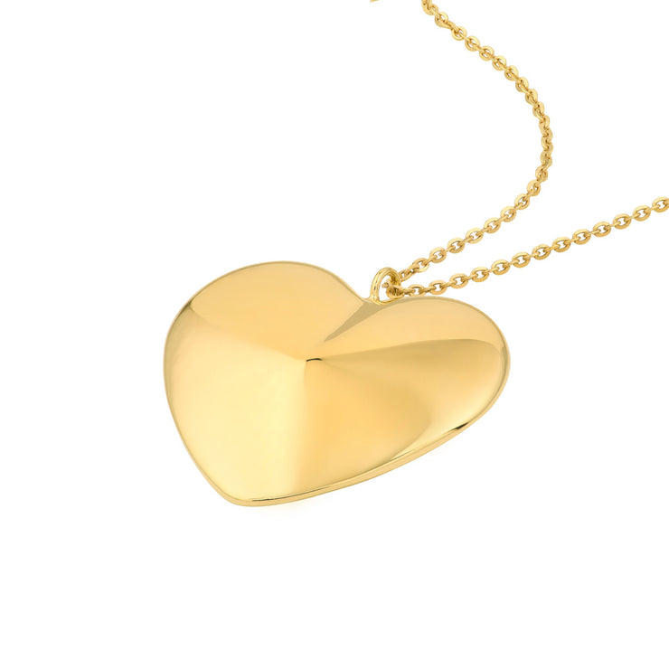 Jumbo Puffy Heart Necklace