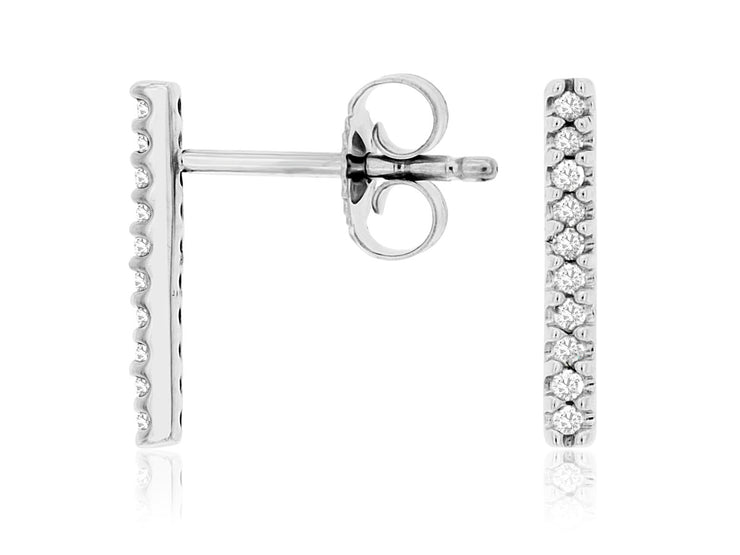 Diamond Stick Earrings