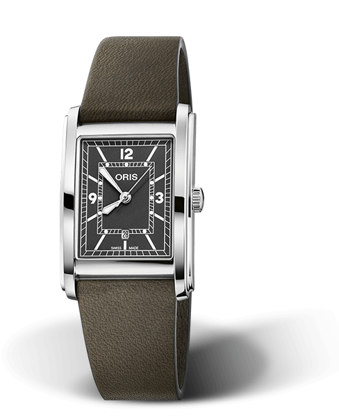 Oris Anthracite Rectangular Watch Worthmore Jewelers