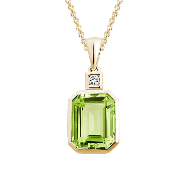 Bezel Set Gemstone Necklace – Worthmore Jewelers